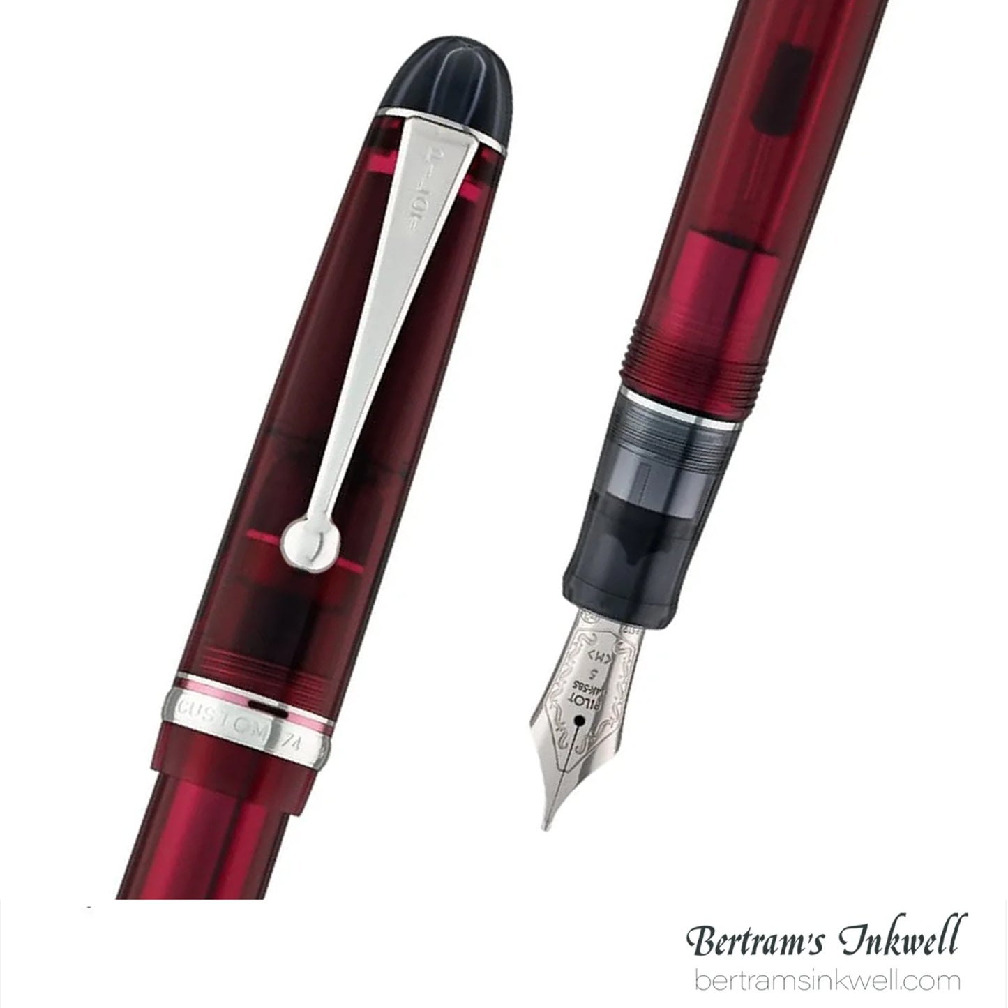 Pilot Custom 74 Merlot Fountain Pen