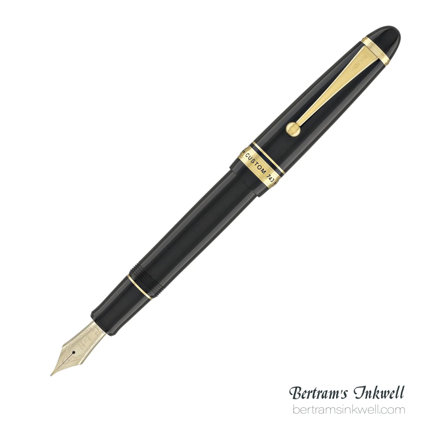 Pilot Custom 743 Black Fountain Pen