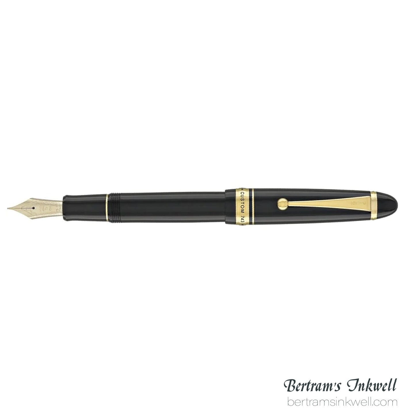 Pilot Custom 743 Black Fountain Pen