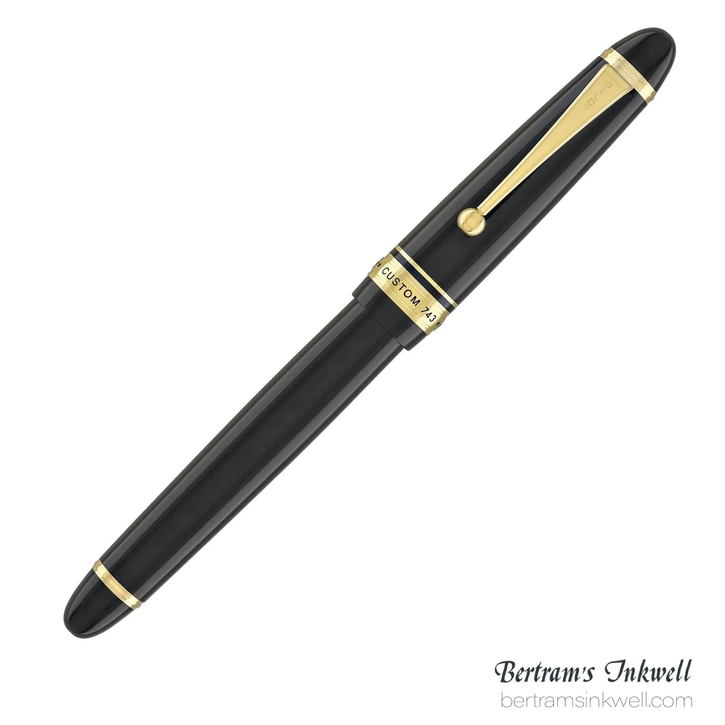 Pilot Custom 743 Black Fountain Pen