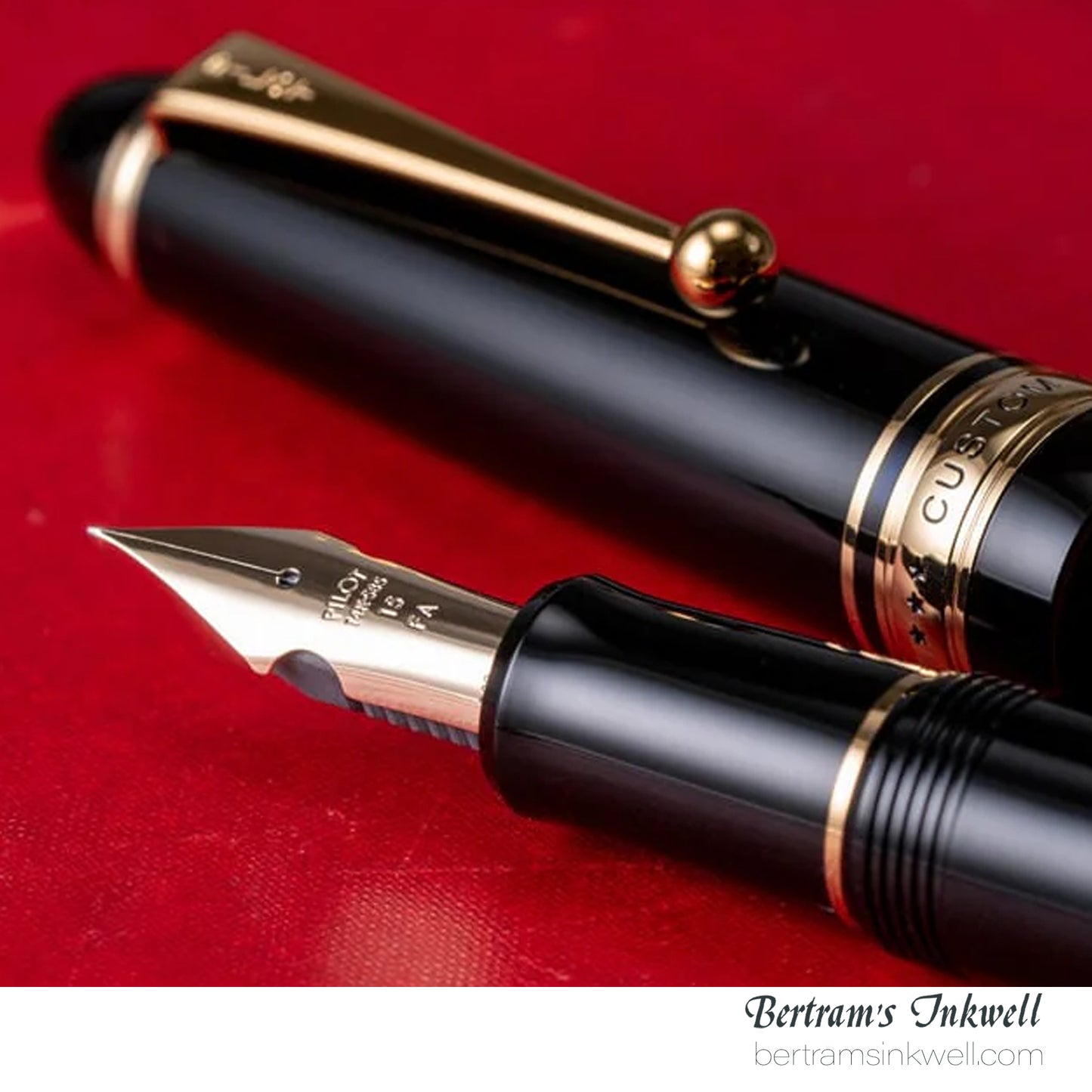 Pilot Custom 743 Black Fountain Pen