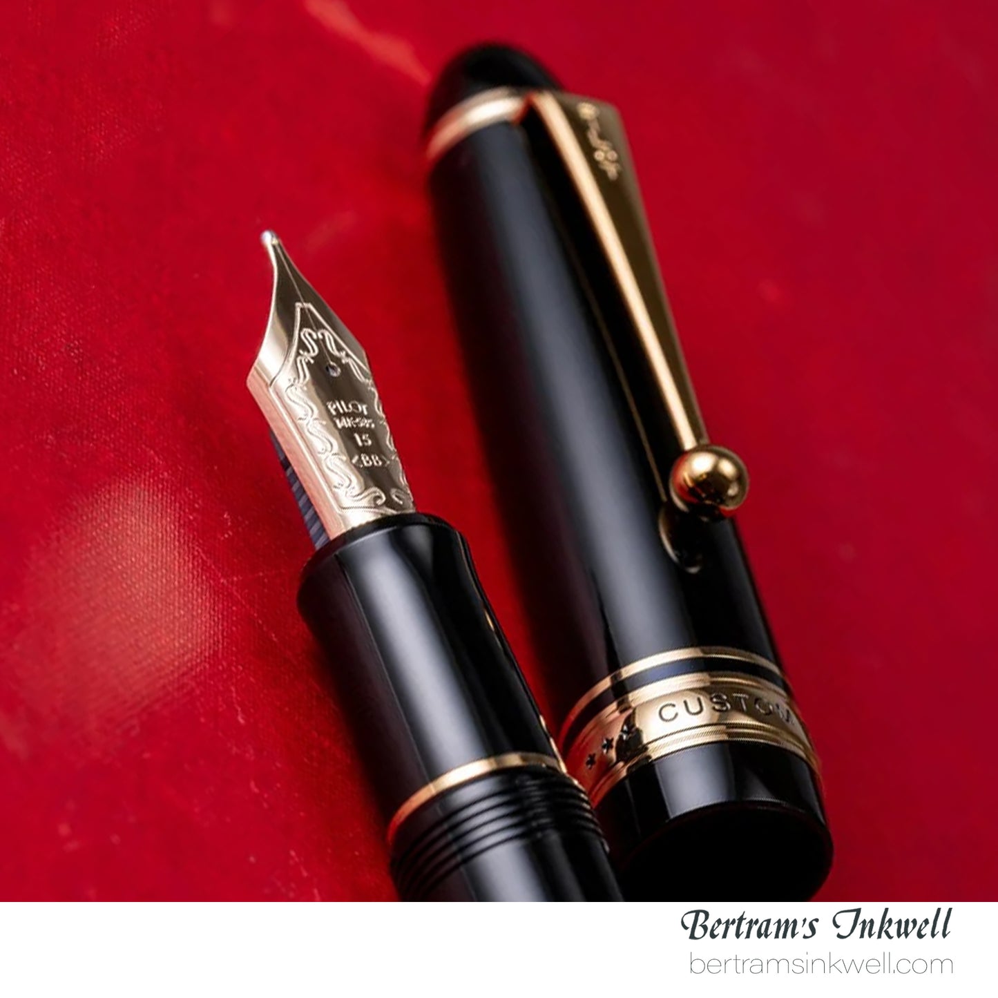 Pilot Custom 743 Black Fountain Pen