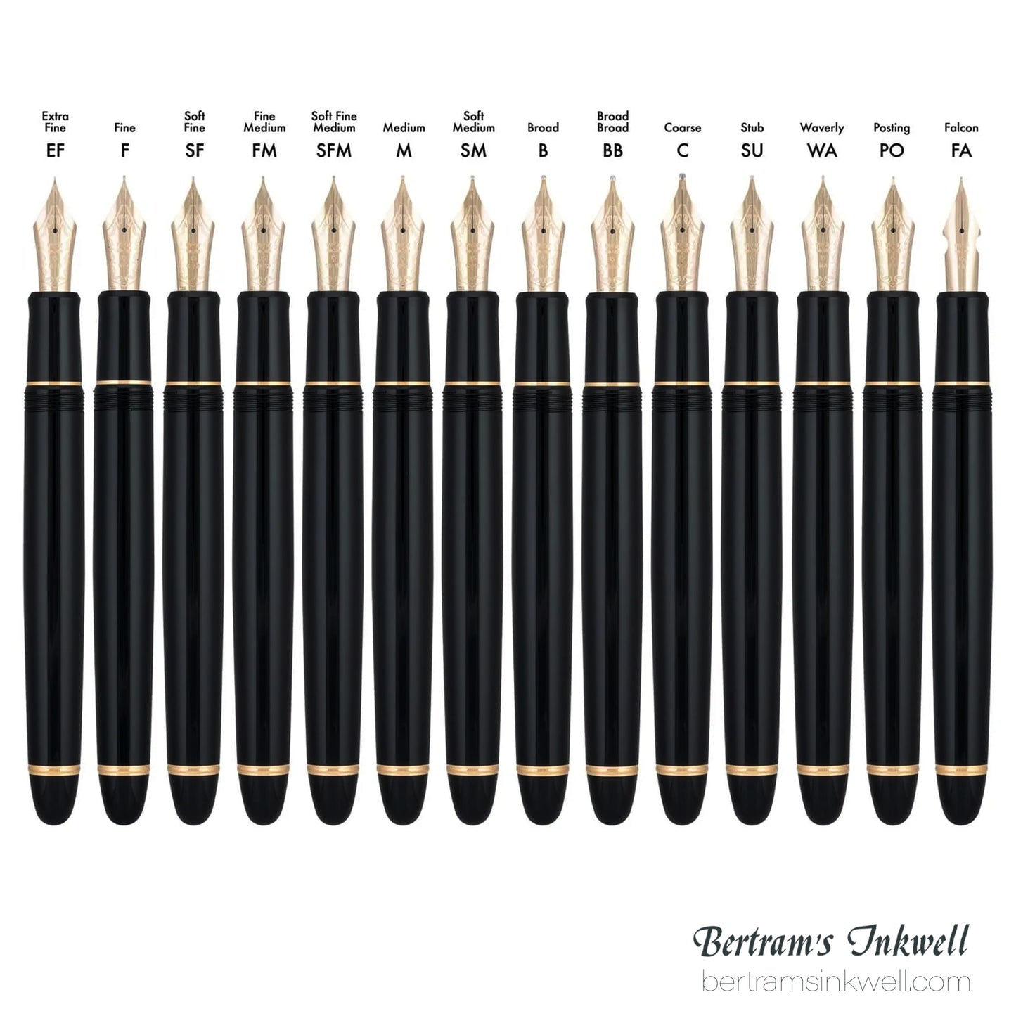 Pilot Custom 743 Black Fountain Pen