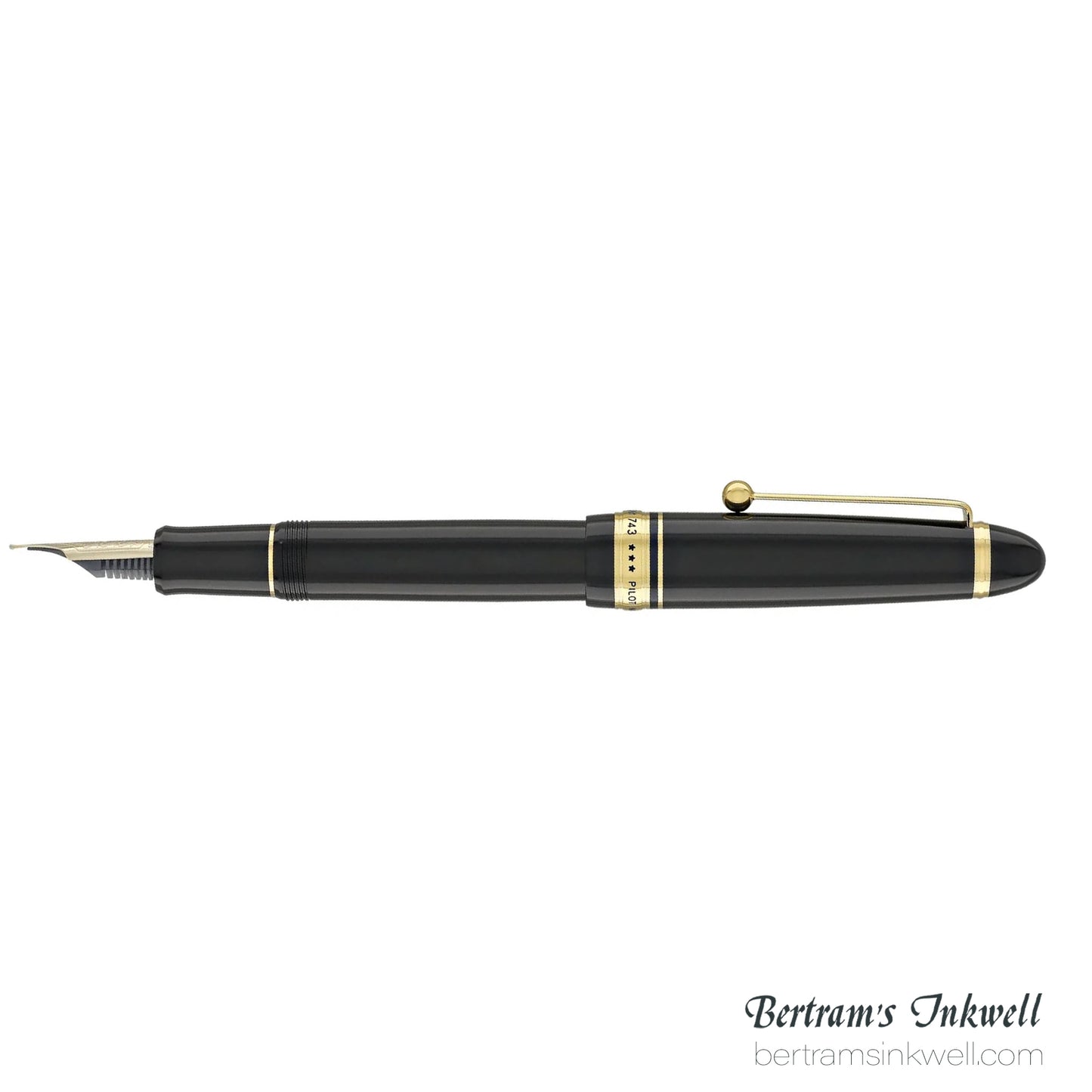 Pilot Custom 743 Black Fountain Pen