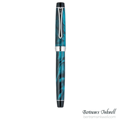 Pilot Custom Heritage SE Marble Green with Silver Trim Fountain Pen