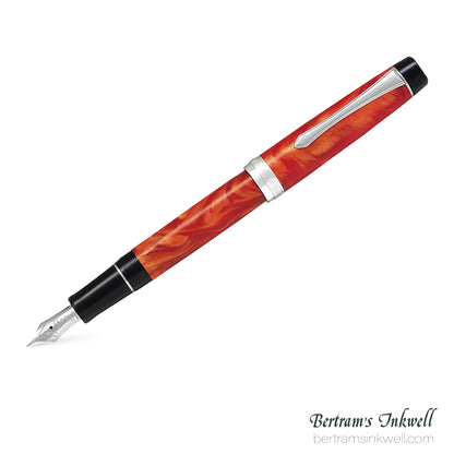 Pilot Custom Heritage SE Marble Orange with Silver Trim Fountain Pen