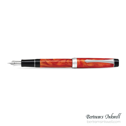 Pilot Custom Heritage SE Marble Orange with Silver Trim Fountain Pen