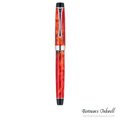 Pilot Custom Heritage SE Marble Orange with Silver Trim Fountain Pen