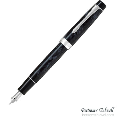 Pilot Custom Heritage SE Marble Black with Silver Trim Fountain Pen