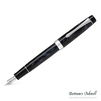 Pilot Custom Heritage SE Marble Black with Silver Trim Fountain Pen