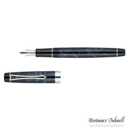 Pilot Custom Heritage SE Marble Black with Silver Trim Fountain Pen