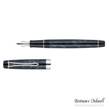 Pilot Custom Heritage SE Marble Blue with Silver Trim Fountain Pen