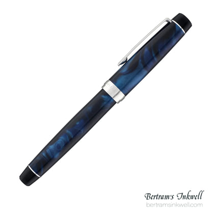 Pilot Custom Heritage SE Marble Blue with Silver Trim Fountain Pen