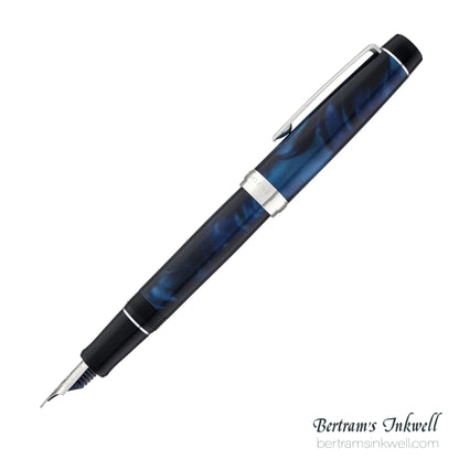 Pilot Custom Heritage SE Marble Blue with Silver Trim Fountain Pen