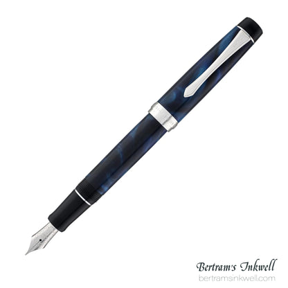 Pilot Custom Heritage SE Marble Blue with Silver Trim Fountain Pen