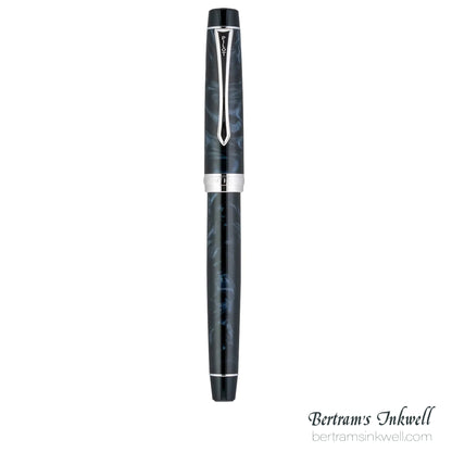 Pilot Custom Heritage SE Marble Blue with Silver Trim Fountain Pen