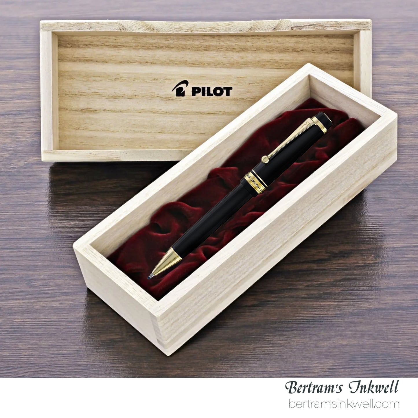 Pilot Custom Urushi Black Ballpoint Pen