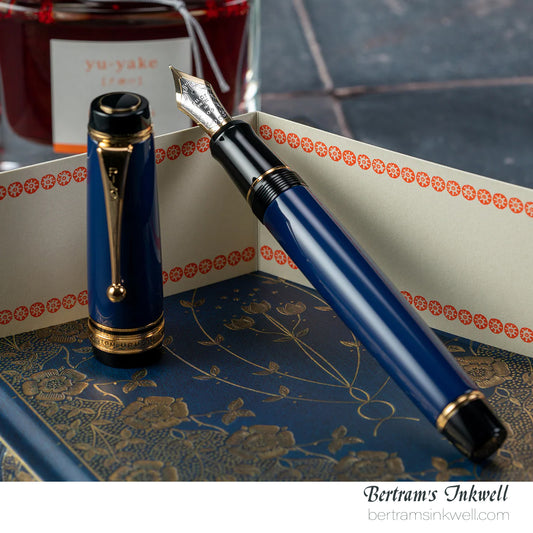 Pilot Custom Urushi Prussian Blue Fountain Pen