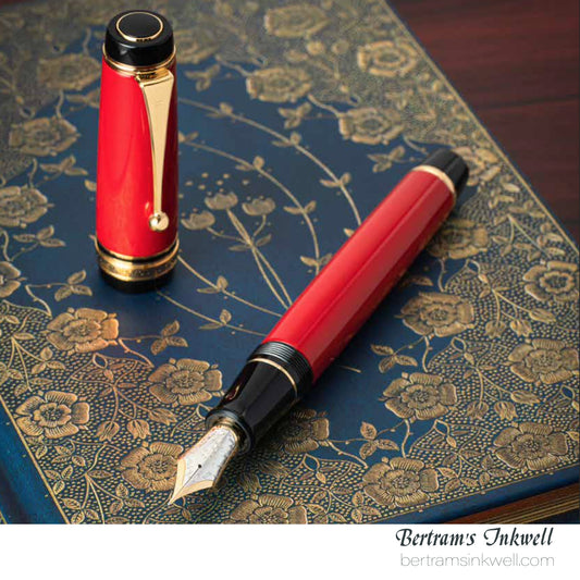 Pilot Custom Urushi Red Vermillion Fountain Pen