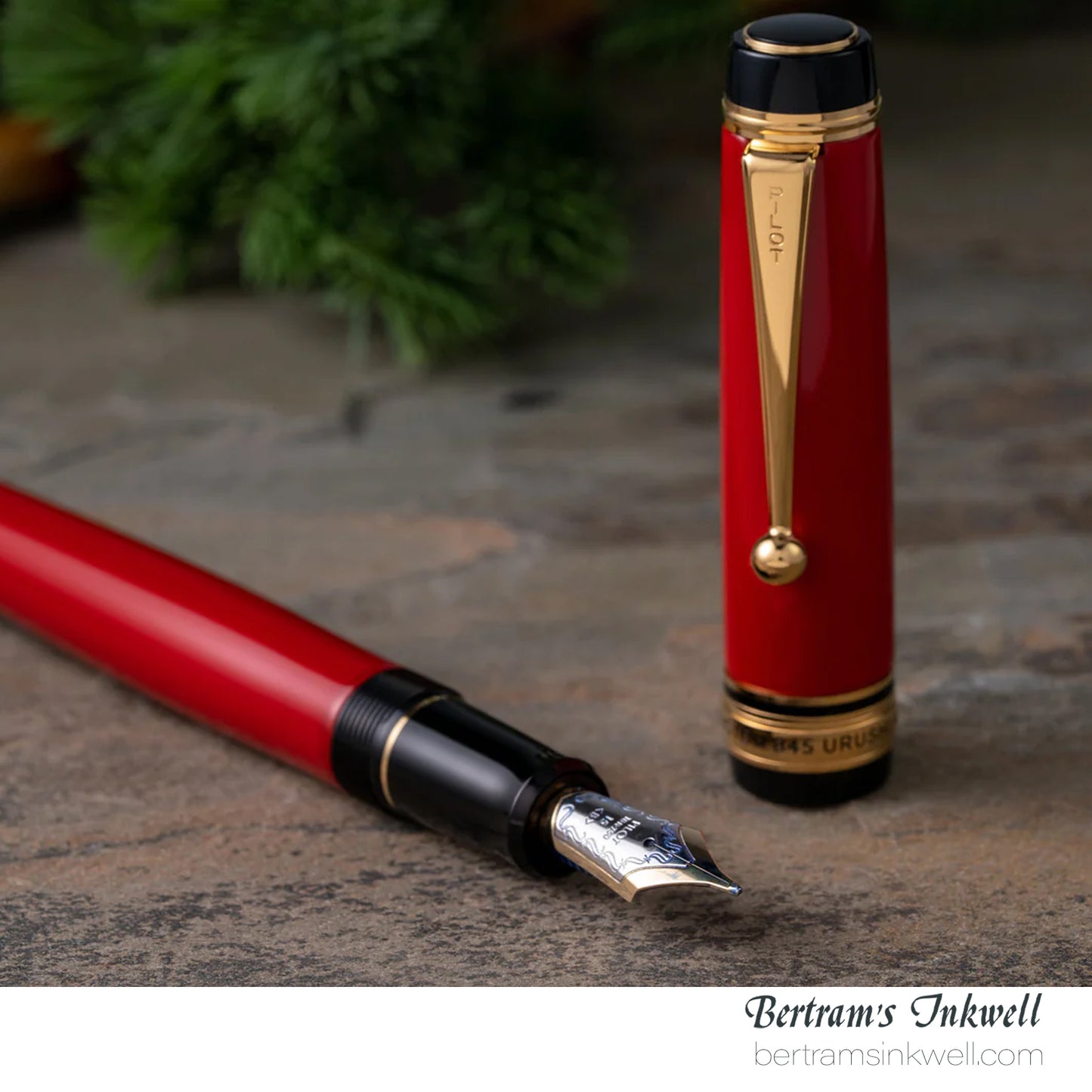 Pilot Custom Urushi Red Vermillion Fountain Pen