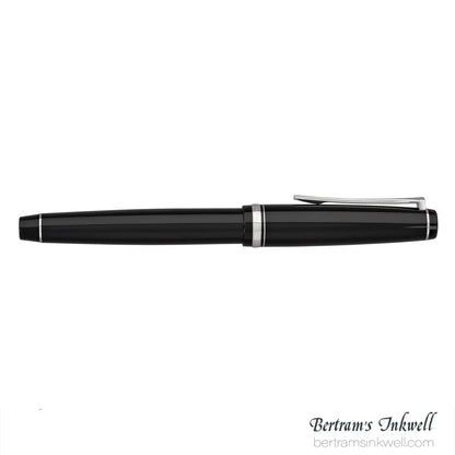 Pilot Falcon Black with Rhodium Plated Trim Fountain Pen