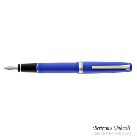 Pilot Falcon Blue with Rhodium Plated Trim Fountain Pen