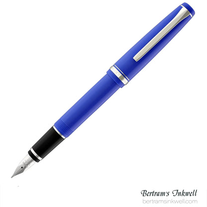 Pilot Falcon Blue with Rhodium Plated Trim Fountain Pen