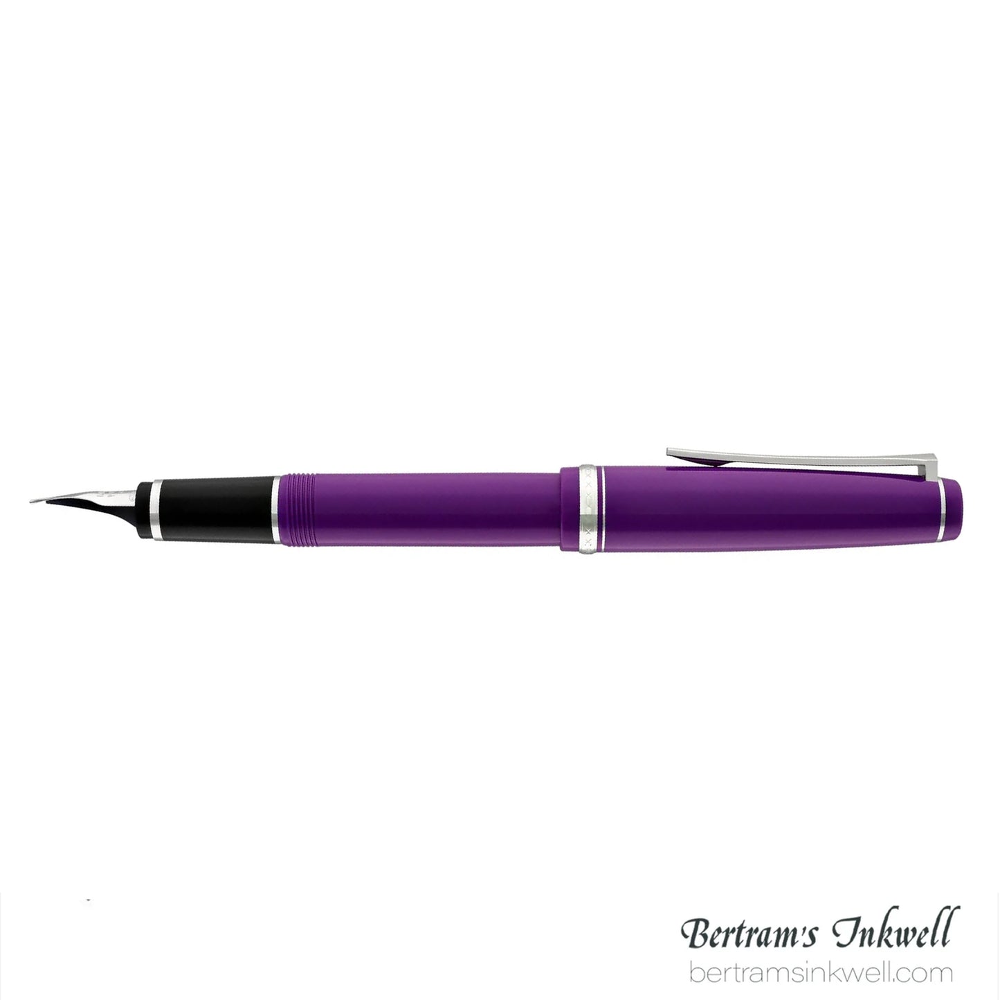 Pilot Falcon Purple with Rhodium Plated Trim Fountain Pen