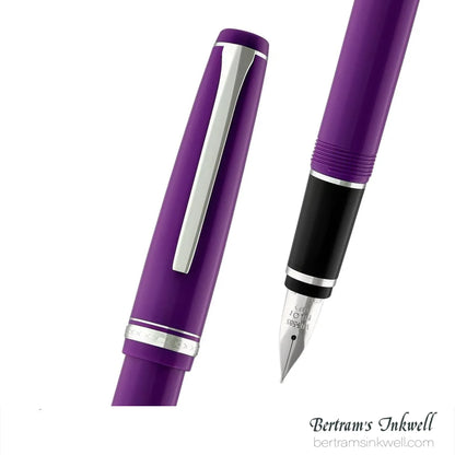 Pilot Falcon Purple with Rhodium Plated Trim Fountain Pen