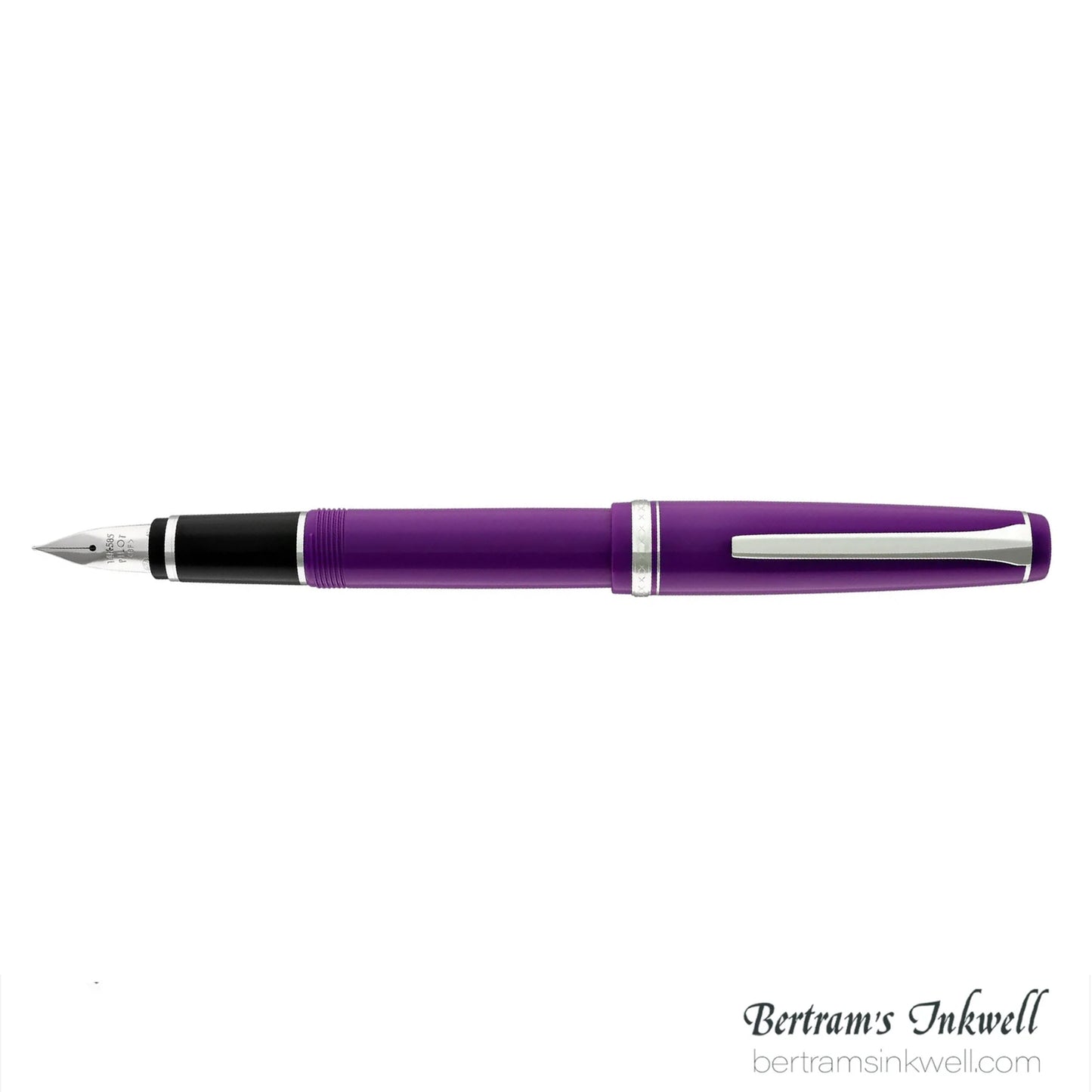 Pilot Falcon Purple with Rhodium Plated Trim Fountain Pen