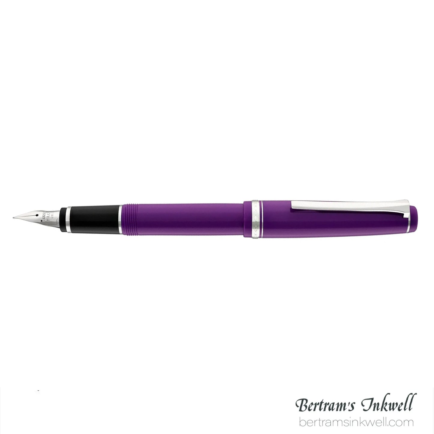 Pilot Falcon Purple with Rhodium Plated Trim Fountain Pen