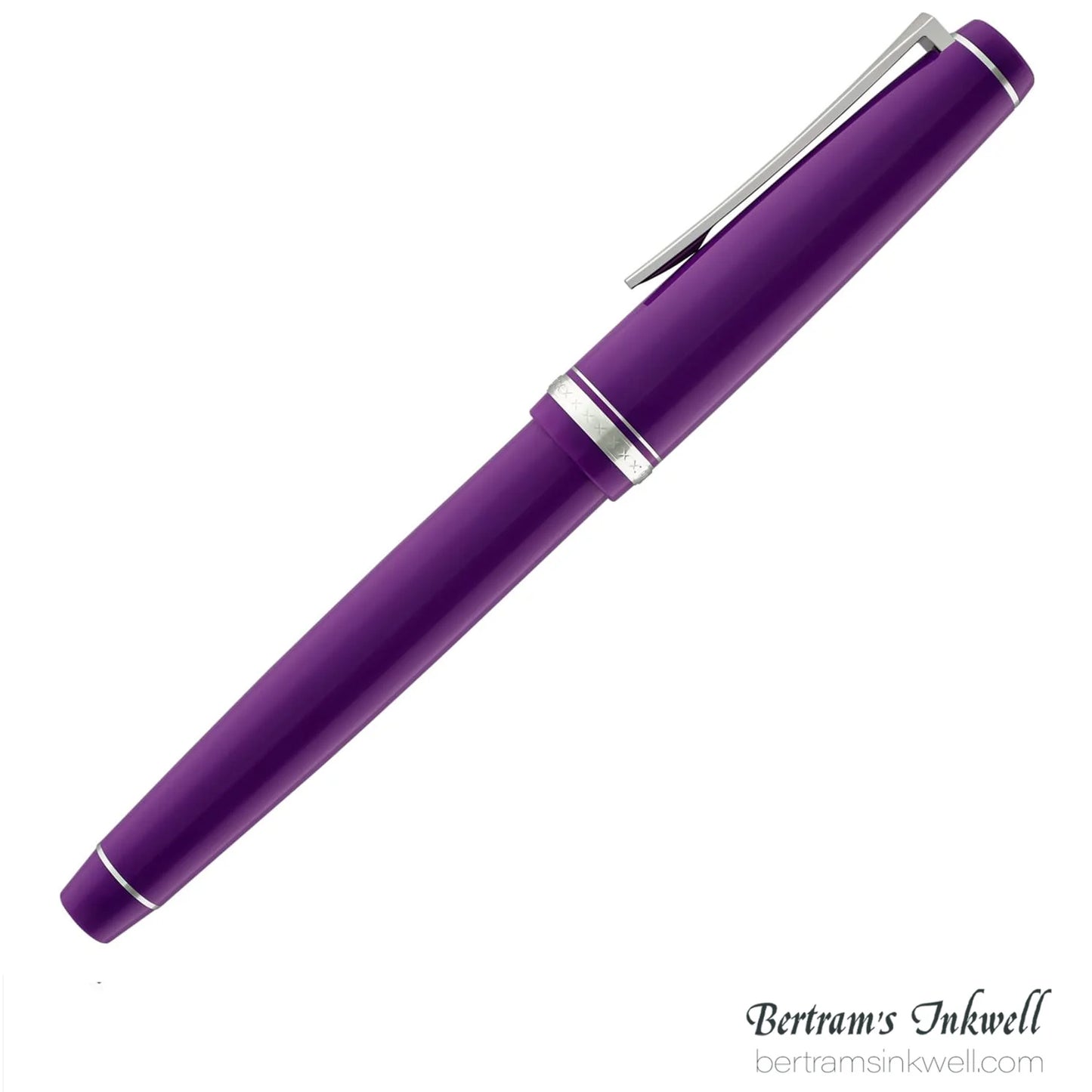 Pilot Falcon Purple with Rhodium Plated Trim Fountain Pen
