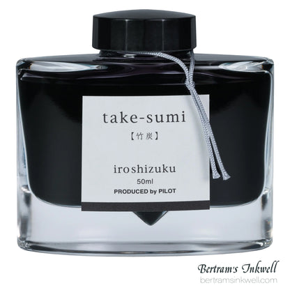 Pilot Iroshizuku Bamboo Charcoal (Take-sumi) Bottled Ink