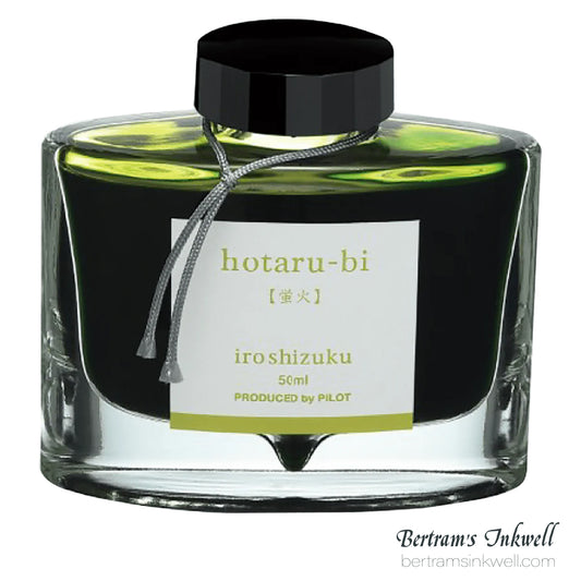 Pilot Iroshizuku Hotaru-Bi (Light of Fireflies) Bottled Ink