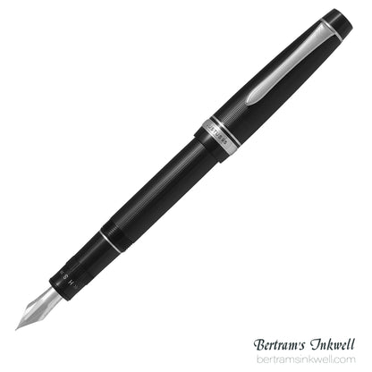 Pilot Justus 95 Black with Rhodium Trim Fountain Pen