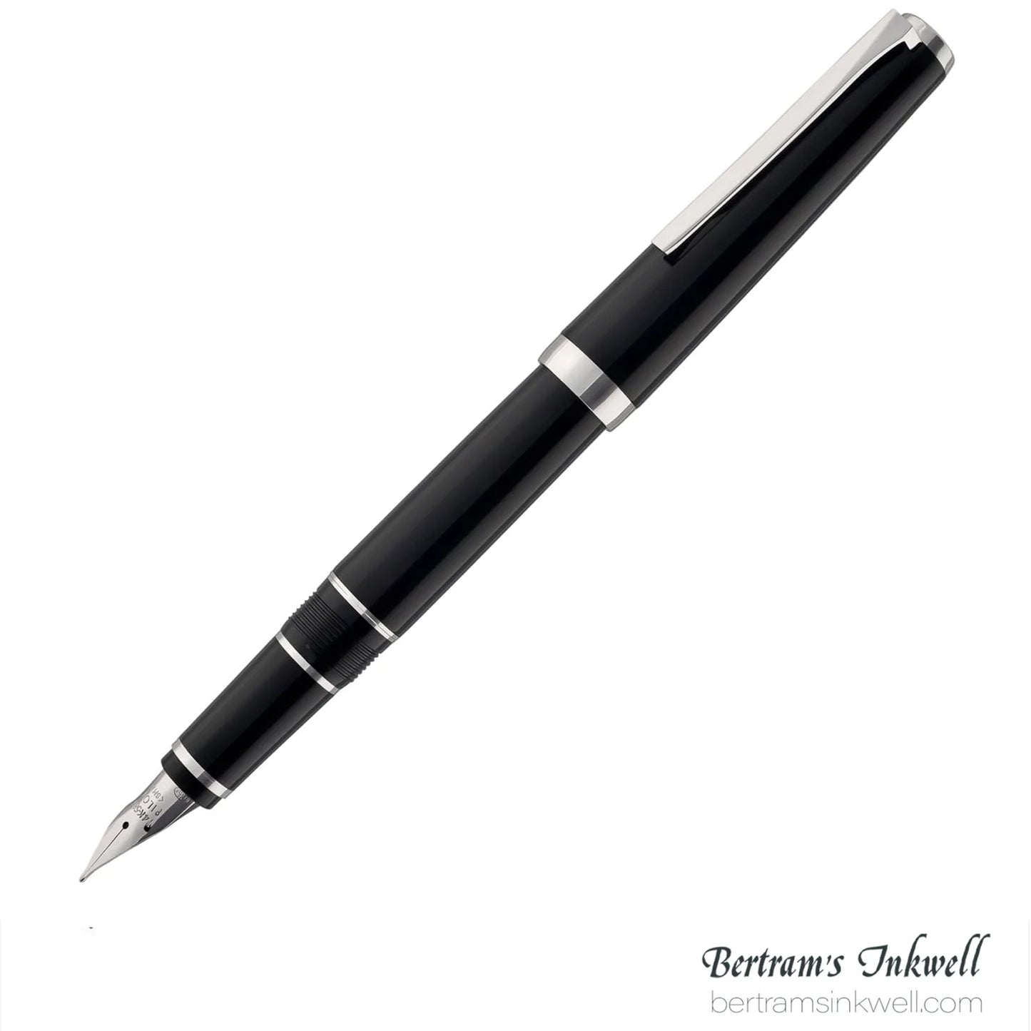 Pilot Metal Falcon Black Fountain Pen