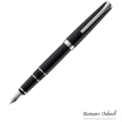 Pilot Metal Falcon Black Fountain Pen