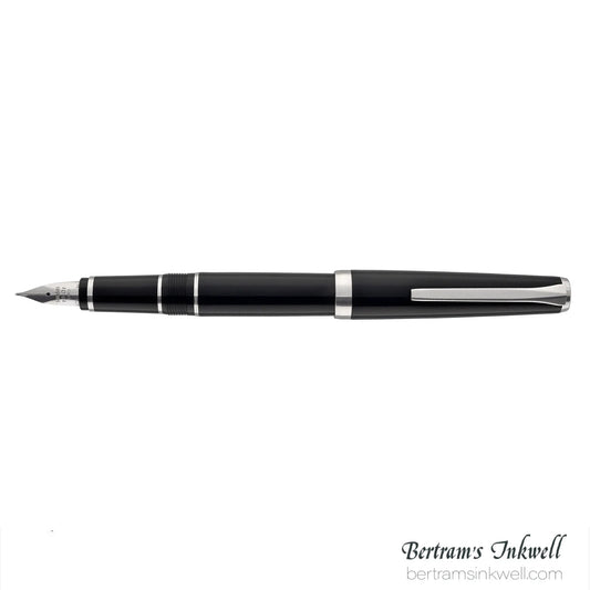Pilot Metal Falcon Black Fountain Pen