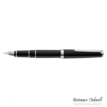 Pilot Metal Falcon Black Fountain Pen