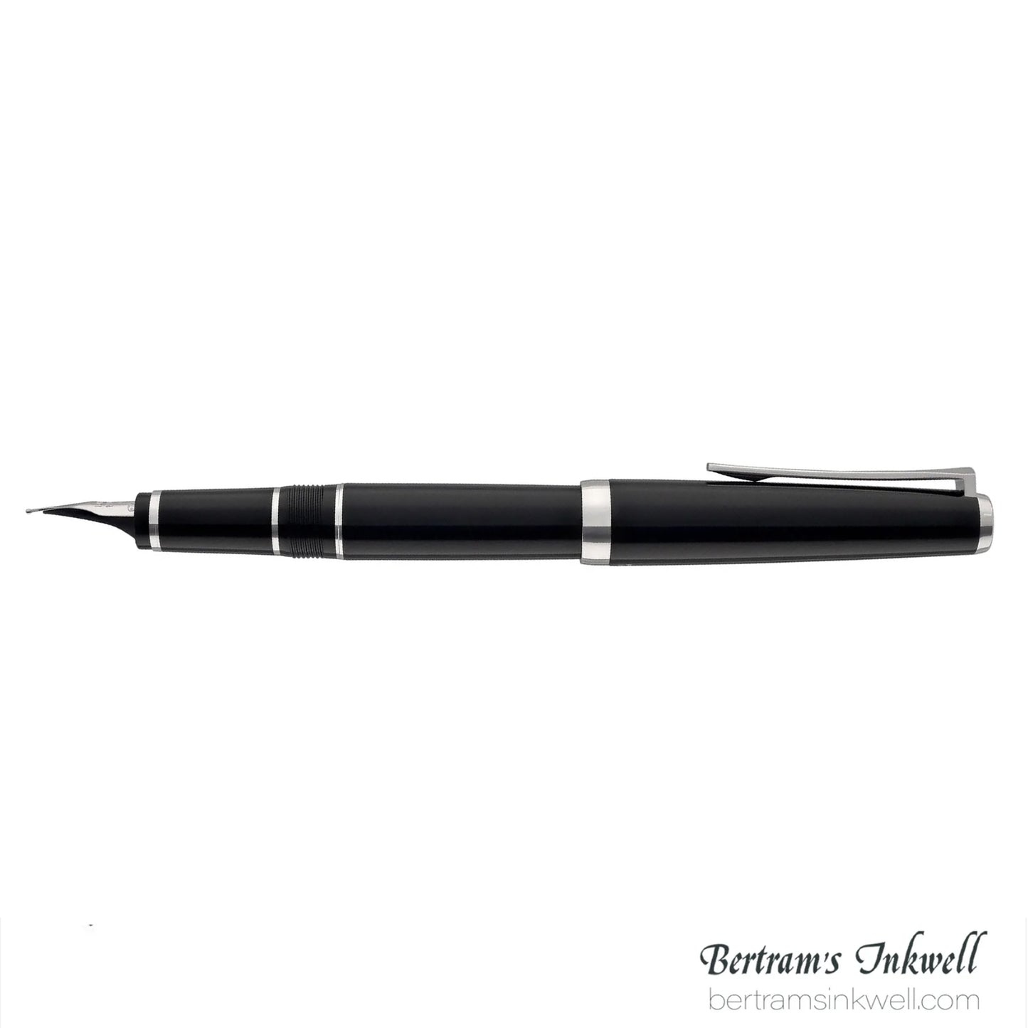 Pilot Metal Falcon Black Fountain Pen