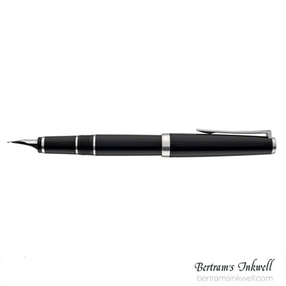 Pilot Metal Falcon Black Fountain Pen