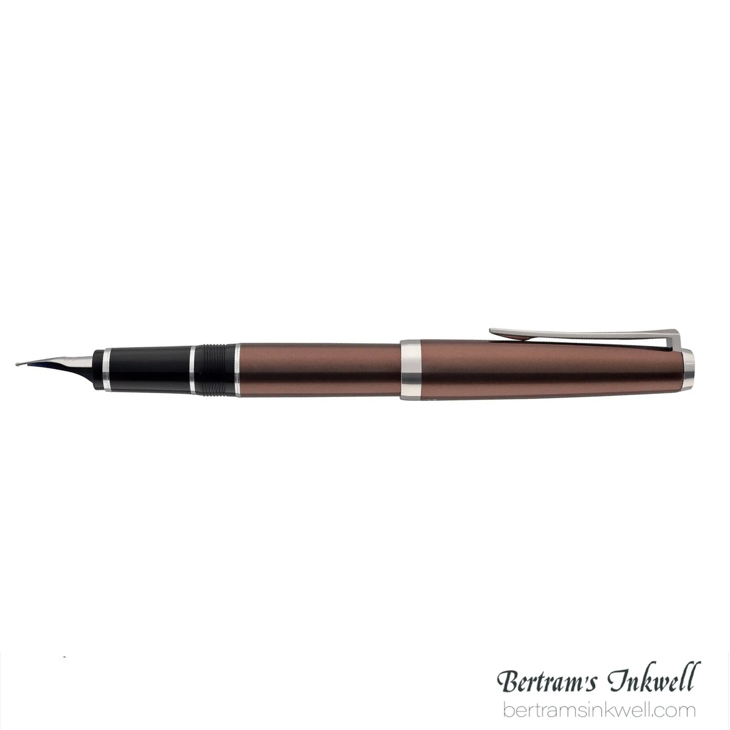 Pilot Metal Falcon Brown Fountain Pen