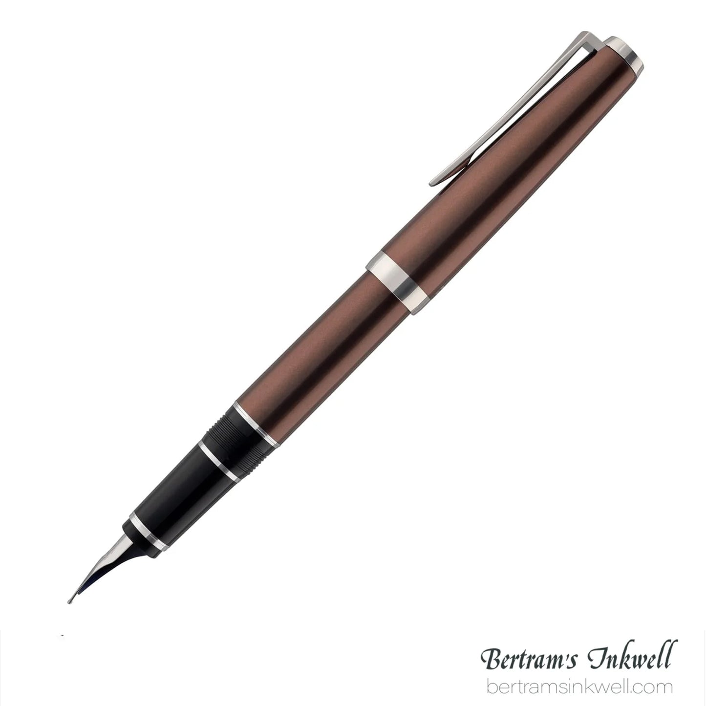 Pilot Metal Falcon Brown Fountain Pen