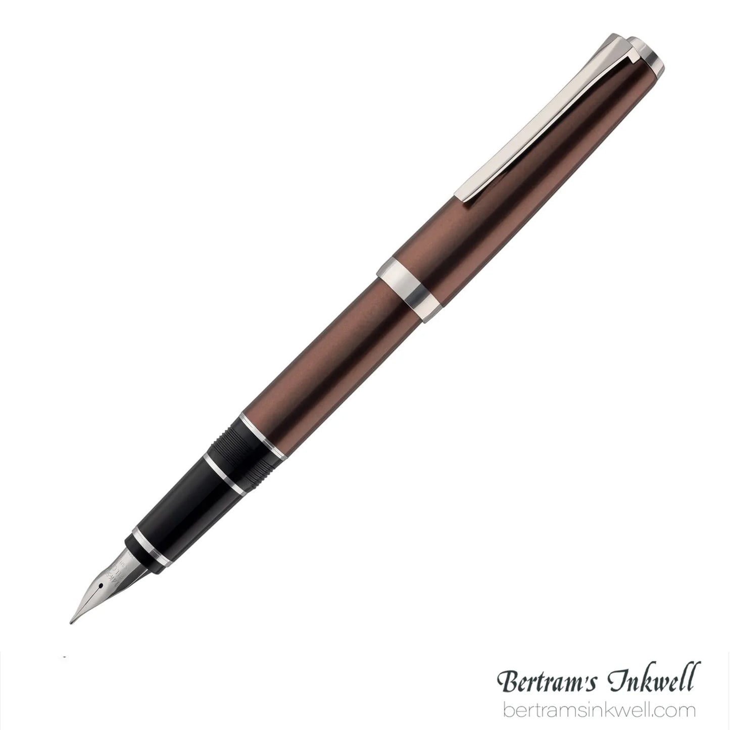 Pilot Metal Falcon Brown Fountain Pen