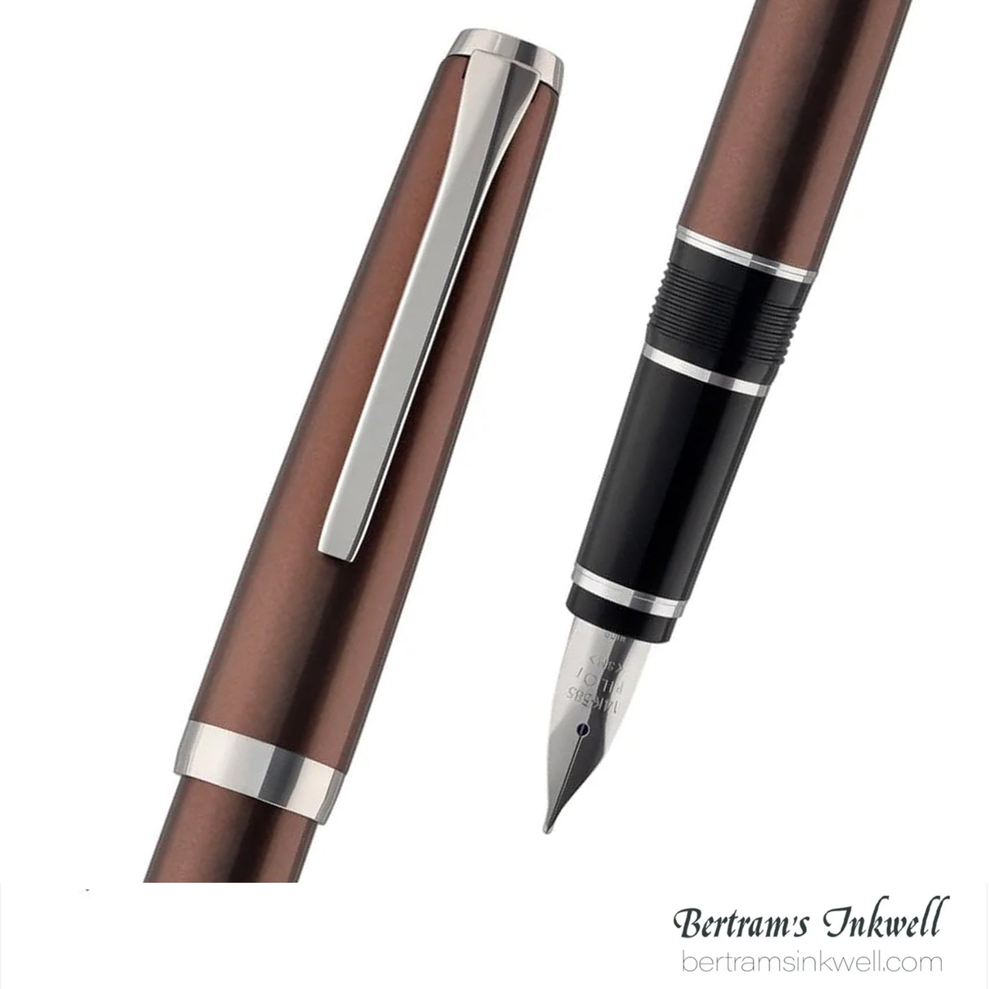 Pilot Metal Falcon Brown Fountain Pen