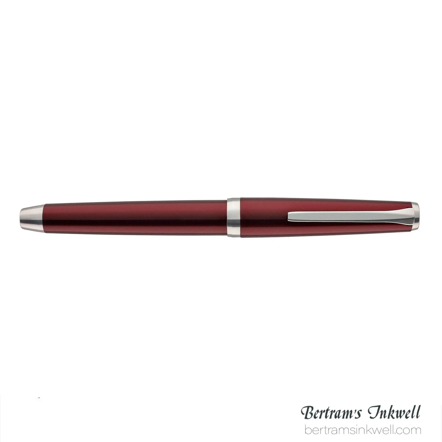 Pilot Metal Falcon Burgundy Fountain Pen