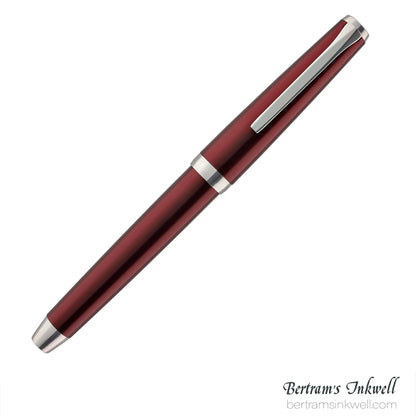 Pilot Metal Falcon Burgundy Fountain Pen
