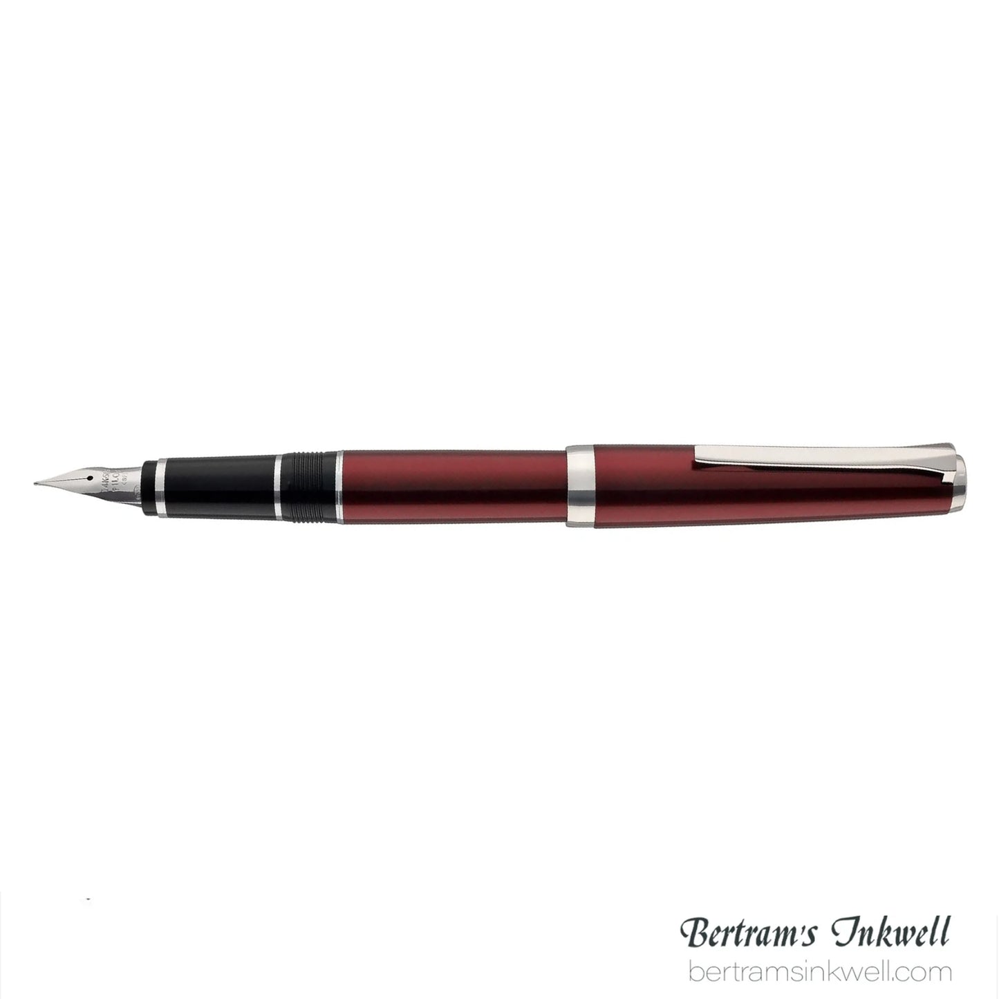 Pilot Metal Falcon Burgundy Fountain Pen