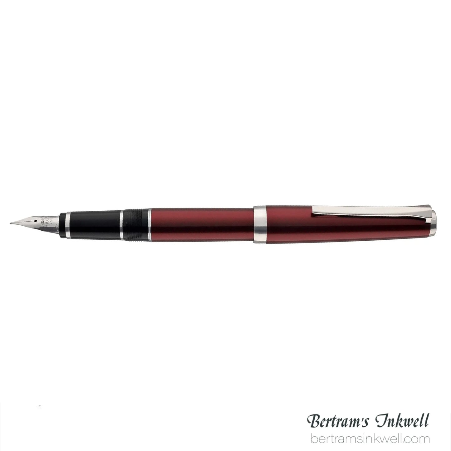 Pilot Metal Falcon Burgundy Fountain Pen