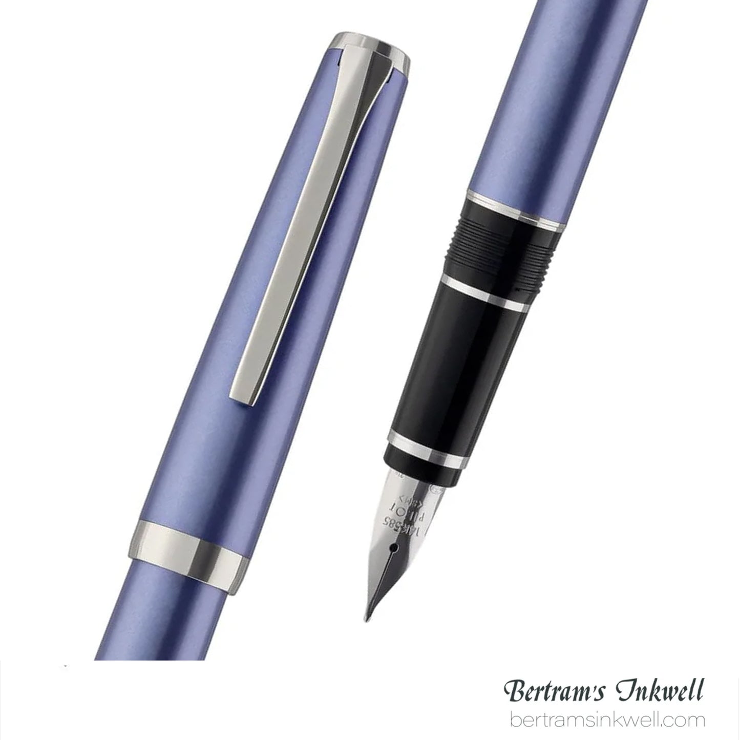 Pilot Metal Falcon Sapphire Fountain Pen
